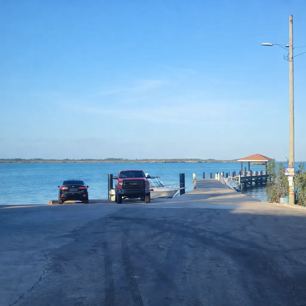 Waterfront terminal in Marsh Harbour, Abaco